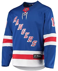 Men's Fanatics Alexis Lafreniere Blue New York Rangers Premier Breakaway Player Jersey