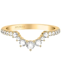 Art Carved Diamond Rose-Cut Wedding Band (1/3 ct. t.w.) in 14k Gold