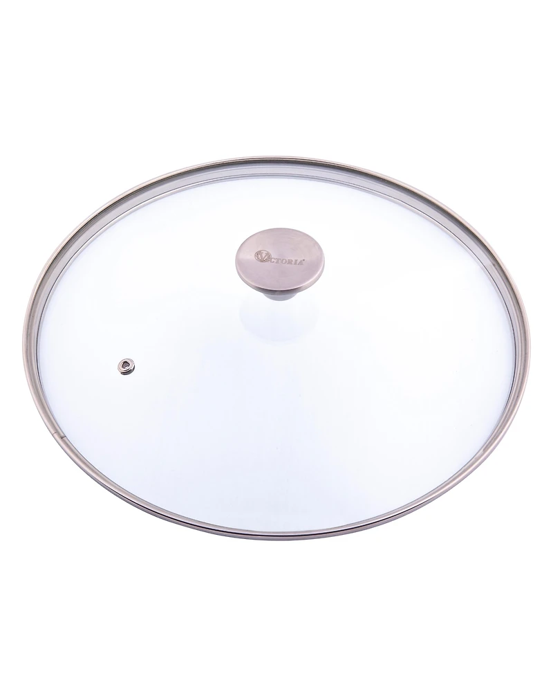 Victoria Glass Lid with Stainless Steel Knob for 13" Skillet