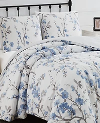 Cannon Kasumi Floral 3 Piece Comforter Set, King