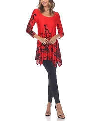 White Mark Women's Yanette Tunic