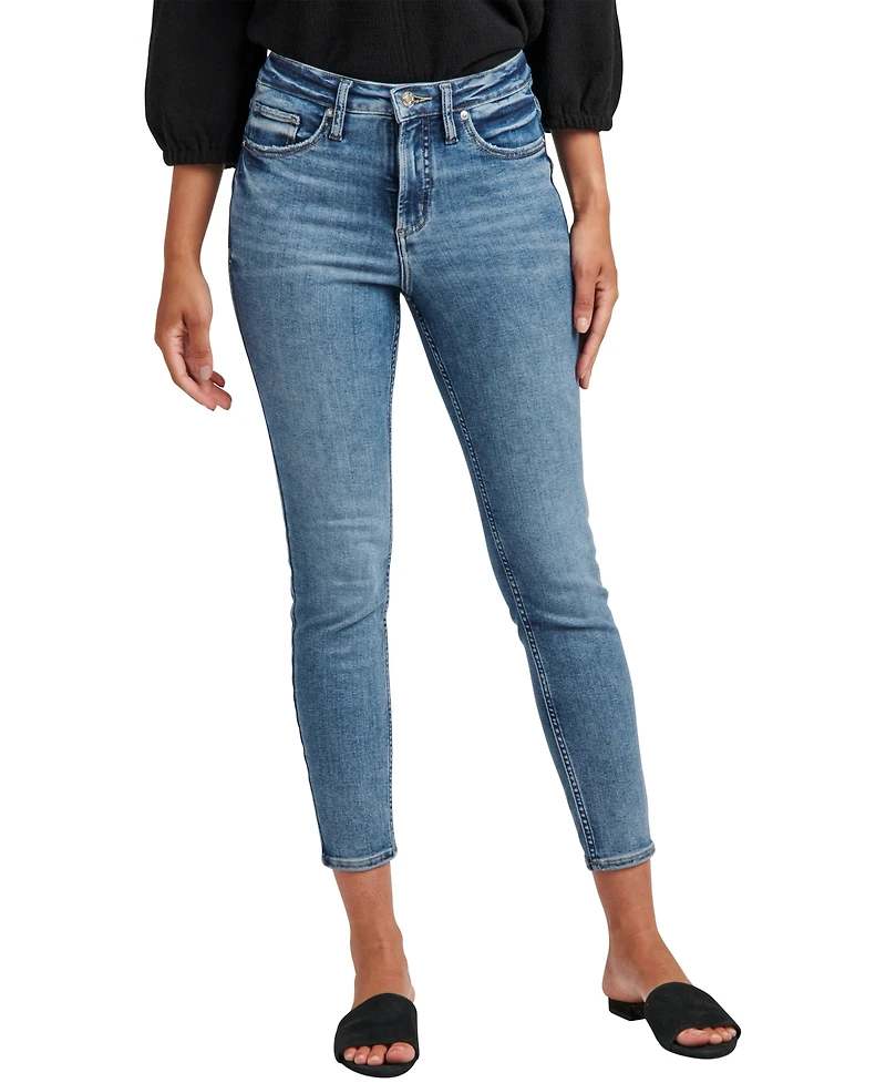 Silver Jeans Co. Women's Infinite Fit One Size Fits Four High Rise Skinny Jeans