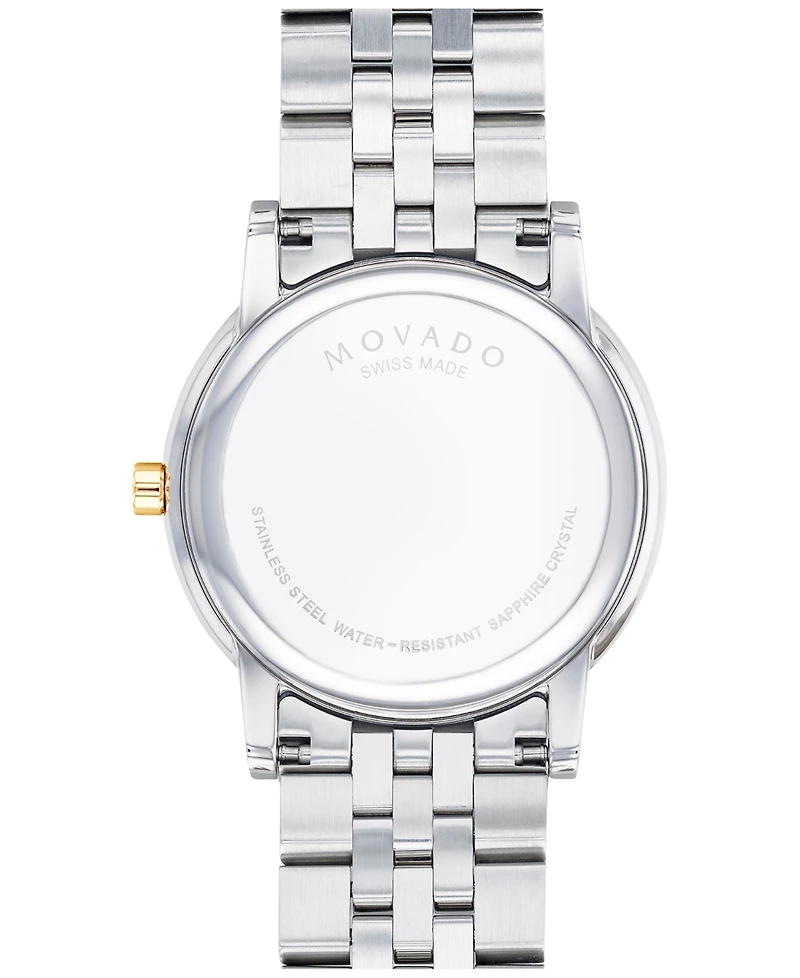 Movado Men's Swiss Museum Classic Two-Tone Pvd Stainless Steel Bracelet Watch 40mm