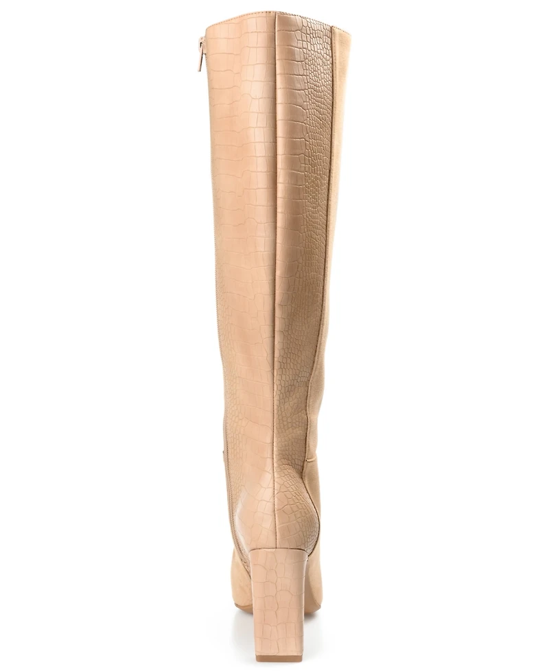 Journee Collection Women's Elisabeth Wide Calf Knee High Boots