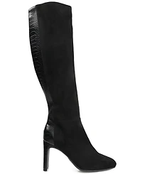 Journee Collection Women's Elisabeth Extra Wide Calf Knee High Dress Boots