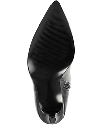 Journee Collection Women's Sarie Wide Calf Ruched Stiletto Boots