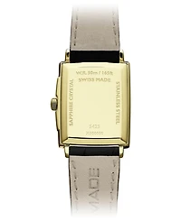 Raymond Weil Men's Swiss Toccata Black Leather Strap Watch 29x37mm