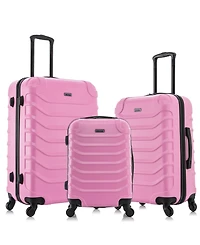 InUSA Endurance Lightweight Hardside Spinner Luggage Set, 3 piece