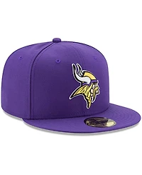 Men's Purple Minnesota Vikings Omaha 59FIFTY Fitted Hat