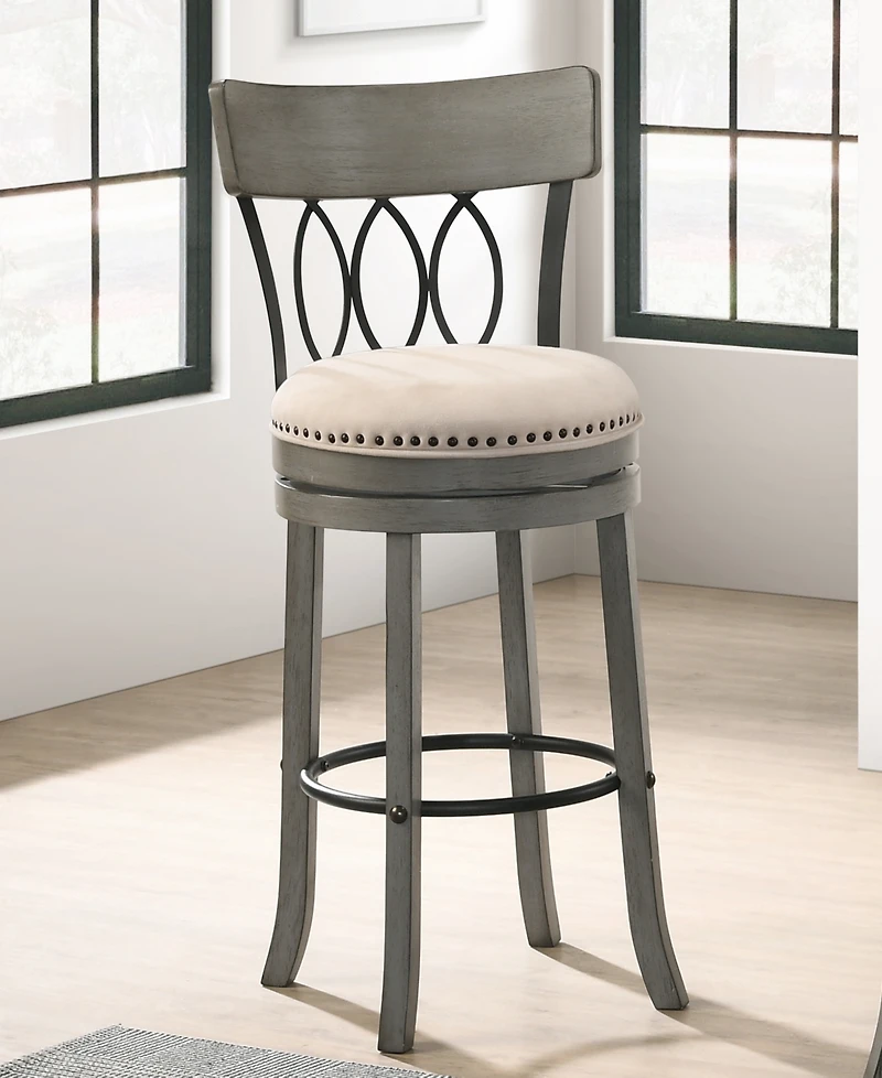 Lilip Nail Head Trim Bar Chair, Set of 2