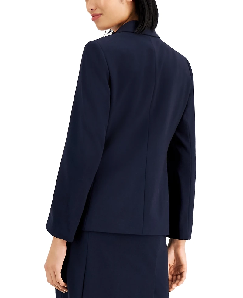 Tahari Asl Notched Two-Button Blazer