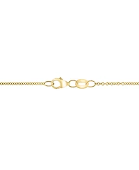 Effy Diamond Pave Cluster 18" Pendant Necklace (1/10 ct. t.w.) Sterling Silver or 14k Gold-Plated