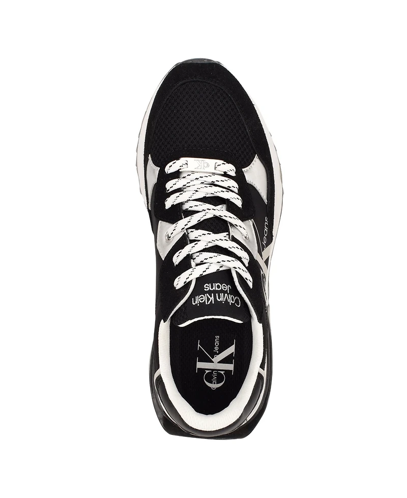 Calvin Klein Women's Magalee Casual Logo Lace-Up Sneakers