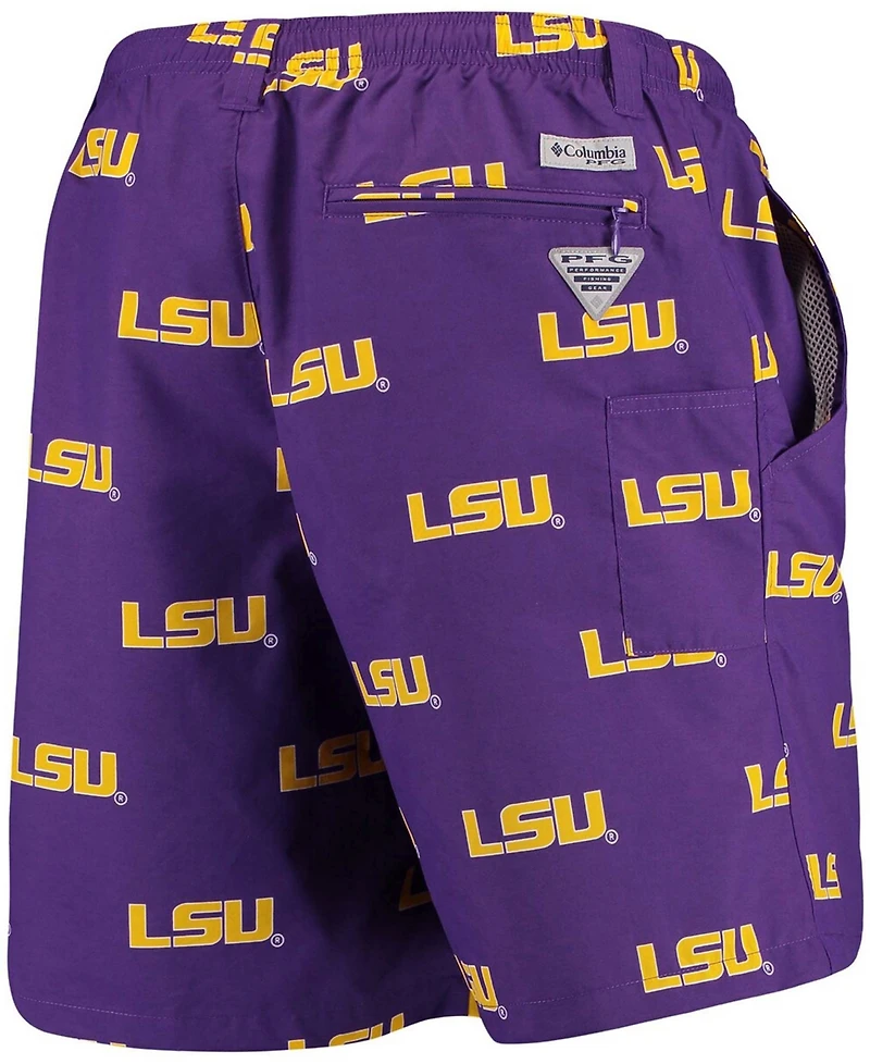 Men's Purple Lsu Tigers Backcast Ii 8" Omni-Shade Hybrid Shorts