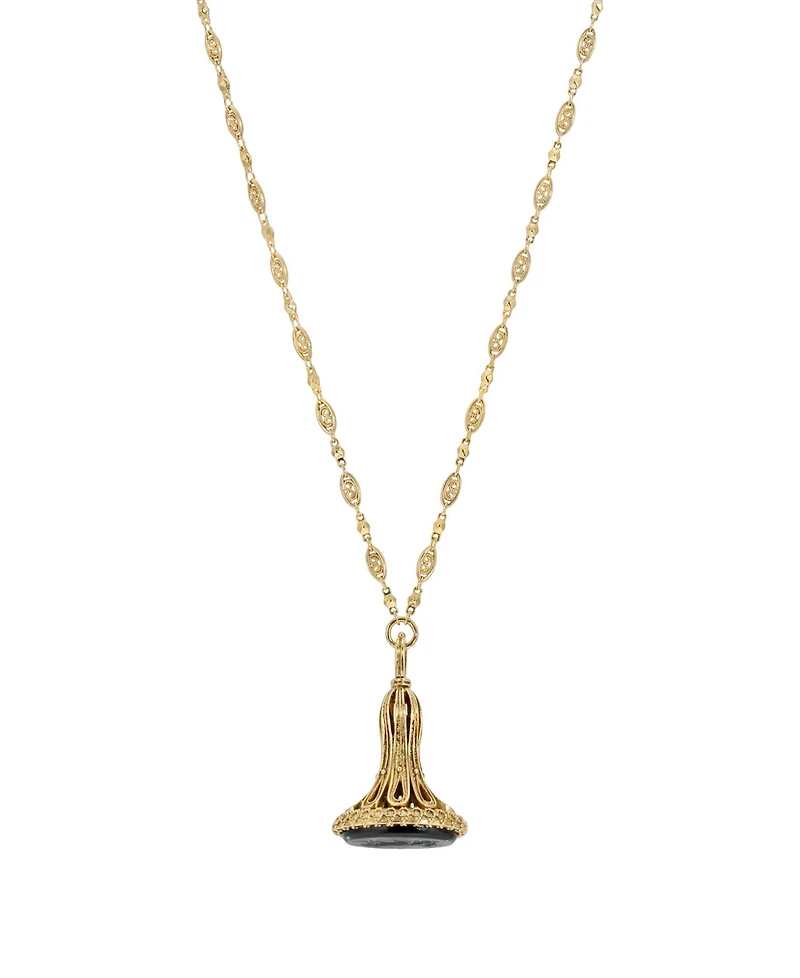 2028 Gold-Tone Pendant Necklace