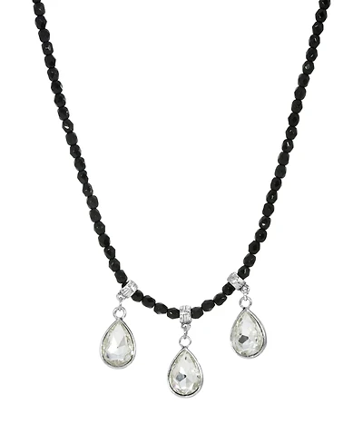 2028 Bead Teardrop Necklace