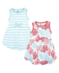 Touched by Nature Toddler Girls 2Pk Natural Sleeveless Dresses