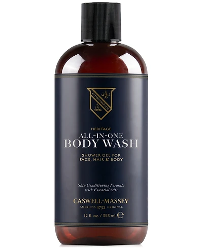 Caswell Massey Heritage All-In-One Body Wash, 12 oz.