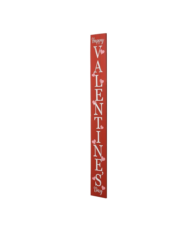 Glitzhome 60" Happy Valentine's Day Porch Sign