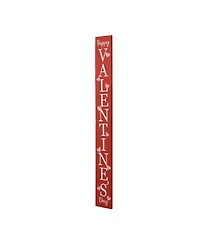 Glitzhome 60" Happy Valentine's Day Porch Sign