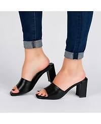 Journee Collection Women's Alisia Block Heel Sandals