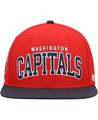 Men's Red Washington Capitals Captain Snapback Hat