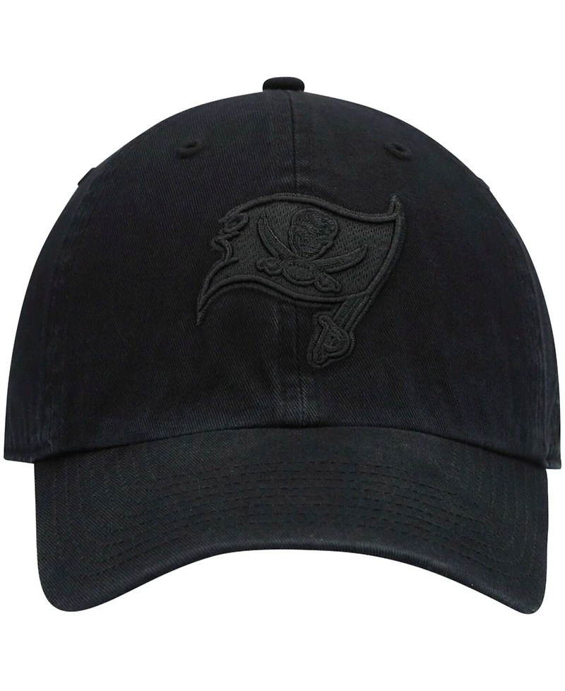 Men's Black Tampa Bay Buccaneers Team Tonal Clean Up Adjustable Hat