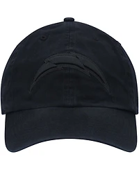 Men's Black Los Angeles Chargers Team Tonal Clean Up Adjustable Hat