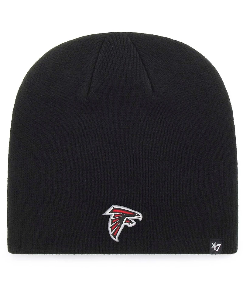 Men's Black Atlanta Falcons Primary Logo Knit Beanie