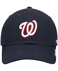 Women's Navy Washington Nationals Team Miata Clean Up Adjustable Hat