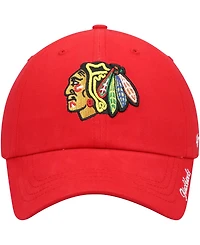 Women's Red Chicago Blackhawks Team Miata Clean Up Adjustable Hat