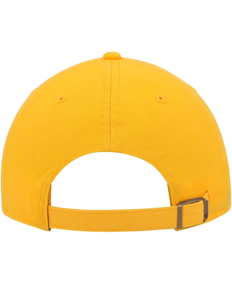 Women's Gold Pittsburgh Penguins Team Miata Clean Up Adjustable Hat