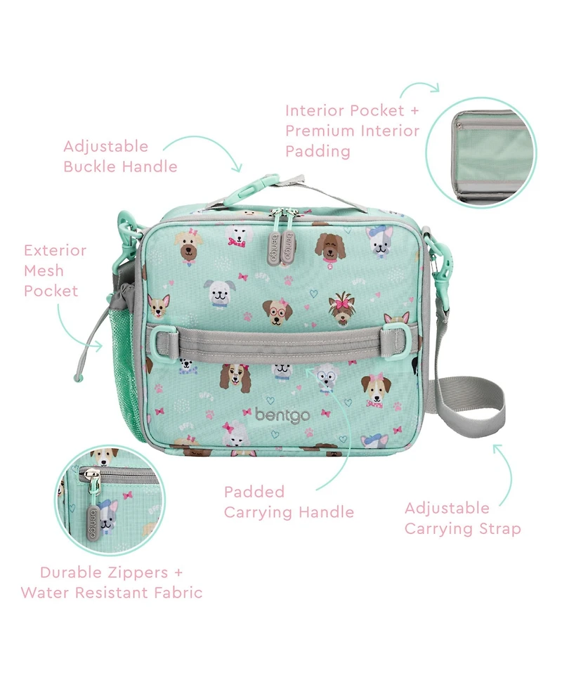Bentgo Kids Prints Lunch Bag - Puppy Love
