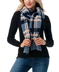 Marcus Adler Women's Ultra Soft & Cozy Plaid Scarf