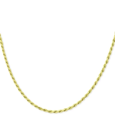 Giani Bernini Rope Link 24" Chain Necklace in 18k Gold-Plated Sterling Silver, Created for Macy's