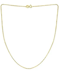 Giani Bernini Box Link 18" Chain Necklace in 18k Gold-Plated Sterling Silver, Created for Macy's