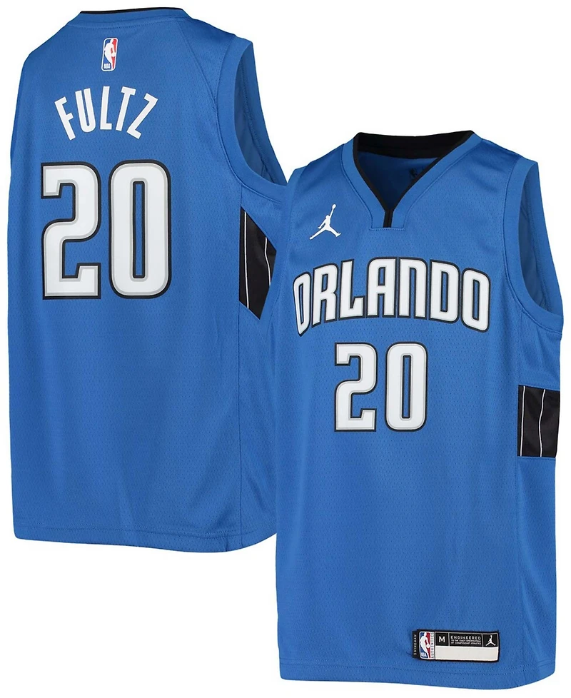 Big Boys Markelle Fultz Blue Orlando Magic 2020/21 Swingman Jersey - Statement Edition