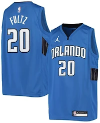 Big Boys Markelle Fultz Blue Orlando Magic 2020/21 Swingman Jersey - Statement Edition