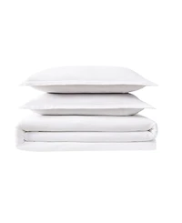 Frye Cotton/Linen 3 Piece Duvet Cover Set, Queen