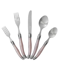 French Home Laguiole 20 Piece Stainless Steel Flatware Set, Service for 4