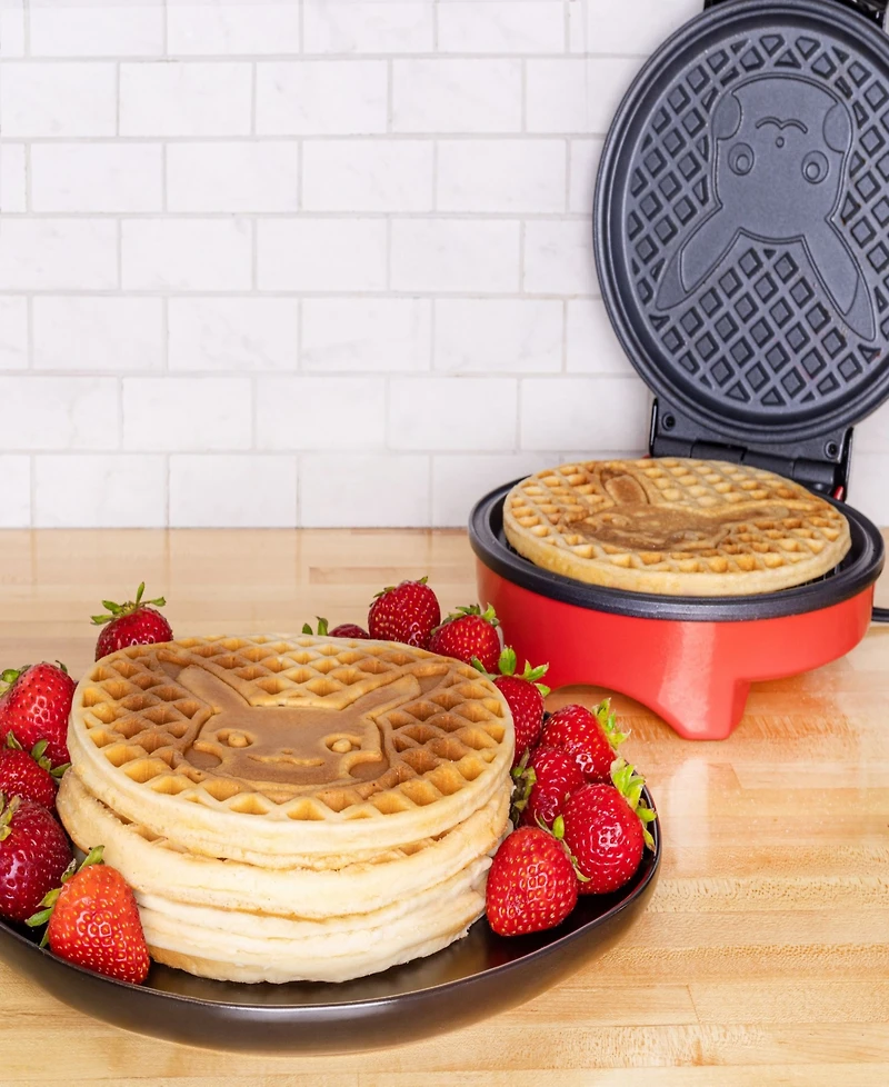Uncanny Brands Pokemon Pikachu Waffle Maker - Make Bounty Pikachu Waffles - Kitchen Appliance