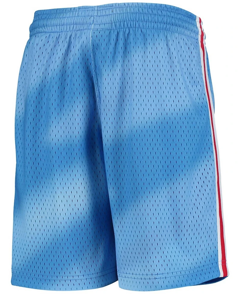 Big Boys and Girls Blue New Jersey Nets Hardwood Classics Swingman Shorts