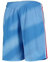 Big Boys and Girls Blue New Jersey Nets Hardwood Classics Swingman Shorts