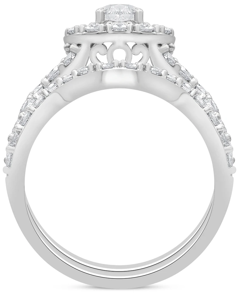 Diamond Bridal Set (2 ct. t.w.) in 14k White Gold