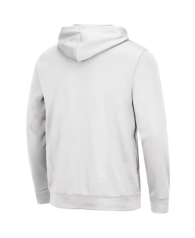 Men's White Byu Cougars Lantern Pullover Hoodie
