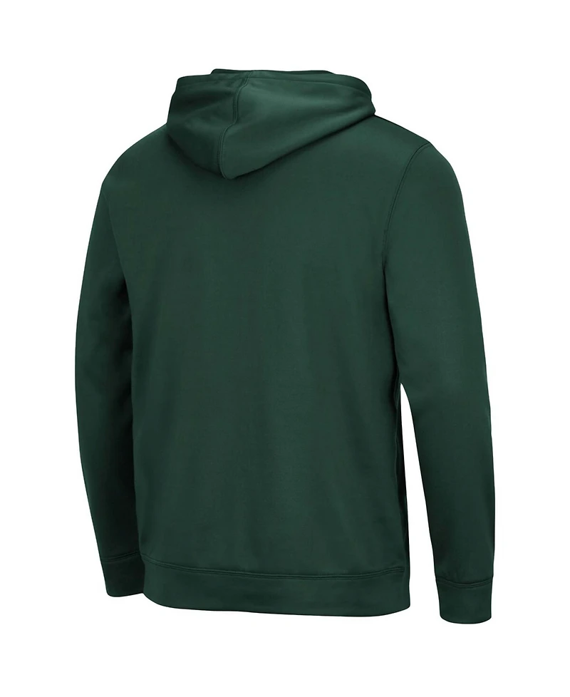 Men's Green Hawaii Warriors Lantern Pullover Hoodie