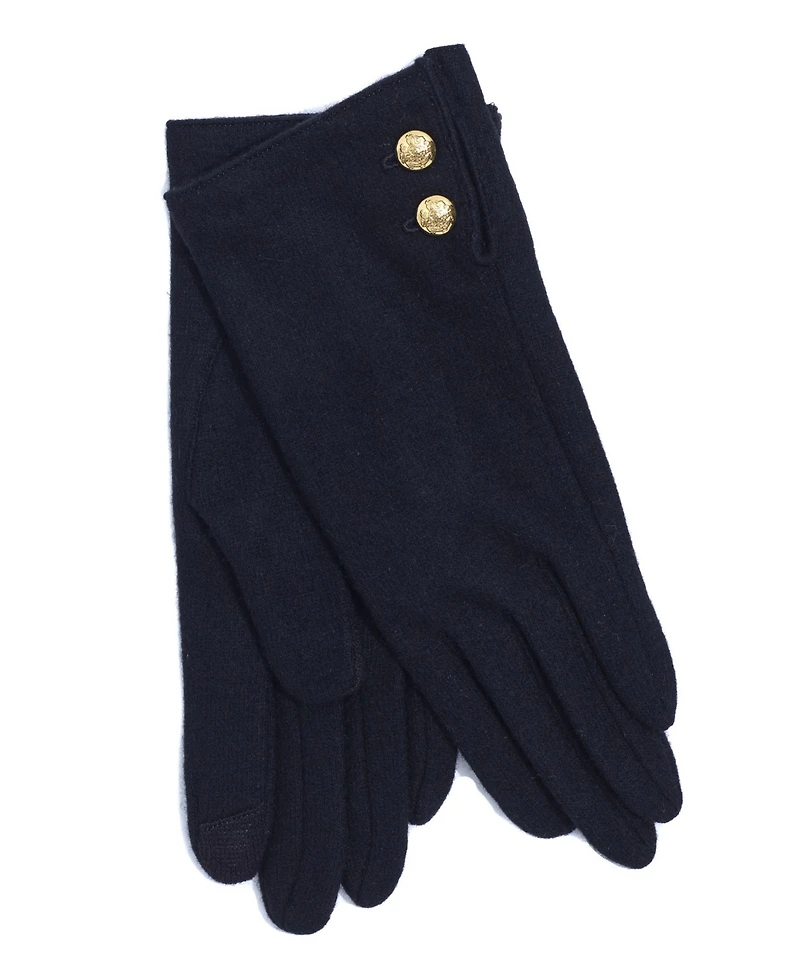 Lauren Ralph Women's Two Button Cashmere Blend Touch Glove