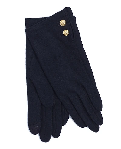 Lauren Ralph Women's Two Button Cashmere Blend Touch Glove