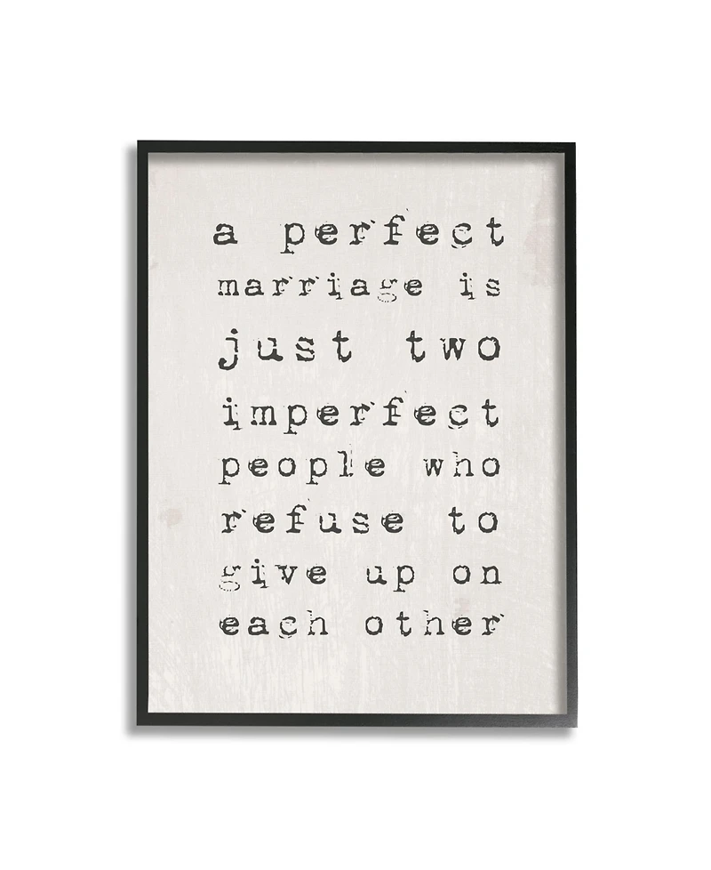 Stupell Industries A Perfect Marriage Framed Giclee Art, 16" x 20"