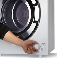 Black+Decker Compact Dryer for Standard Wall Outlet, Small, 4 Modes, Load Volume 13.2 lbs